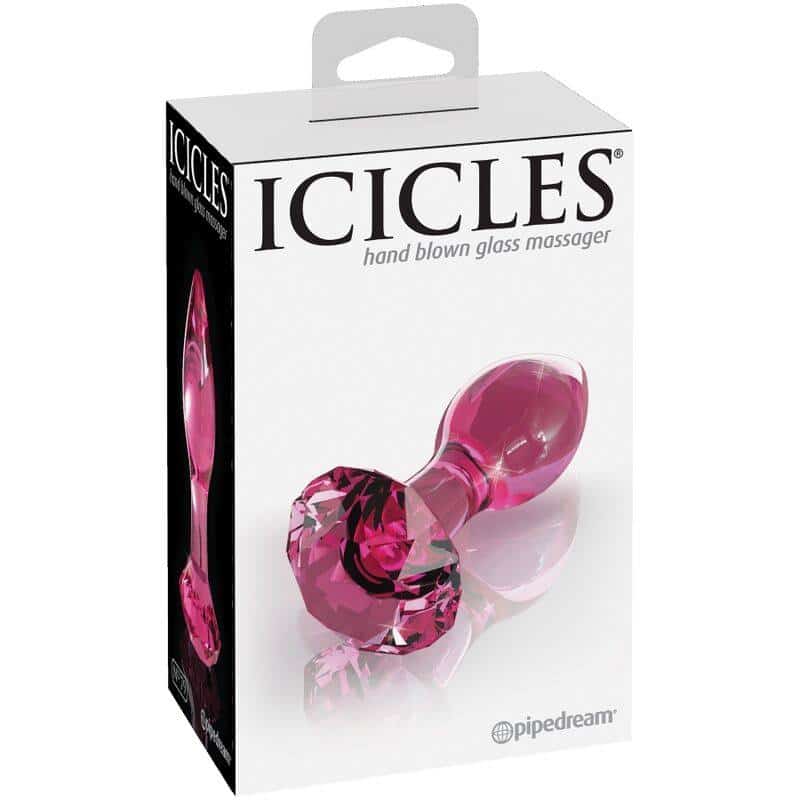 Icicles - N. 79 Anal PLUG IN GLASS, Handcrafted Elegance Icicles - N. 79 Anal PLUG IN GLASS, Handcrafted Elegance