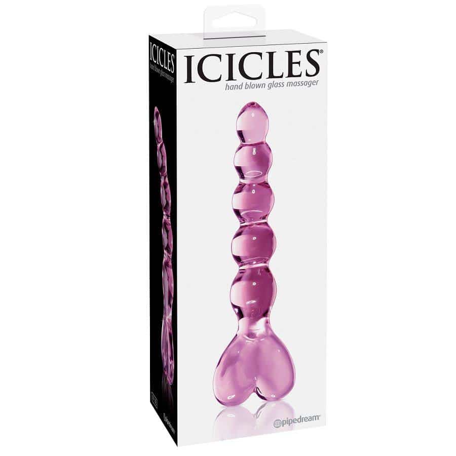 Icicles N. 43 Glass Dildo Massager Icicles N. 43 Glass Dildo Massager