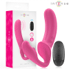 Intense - Amy Double Vibrator 20 CM Pink Remote Control