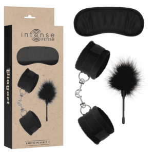 Intense - Conjunto Erótico com Algemas e Máscara