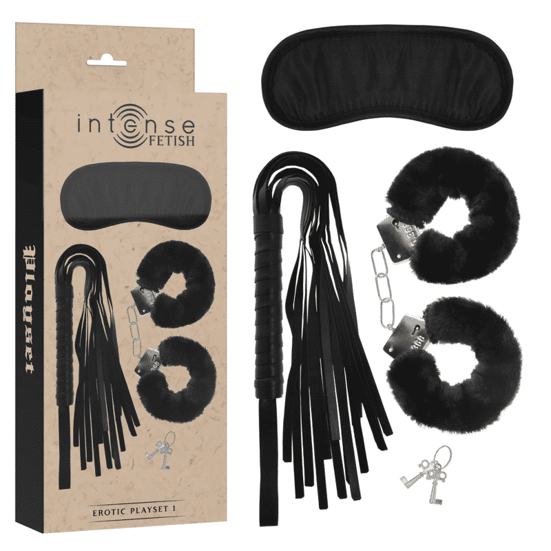Intense - Kit Erótico com Algemas e Máscara