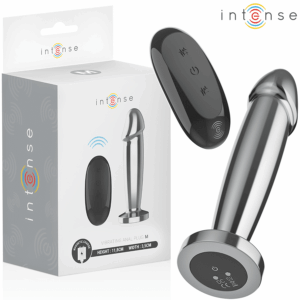 Intense - Metal Anal PLUG WITH 10 VIBRATION MODES AND REMOTE Control M