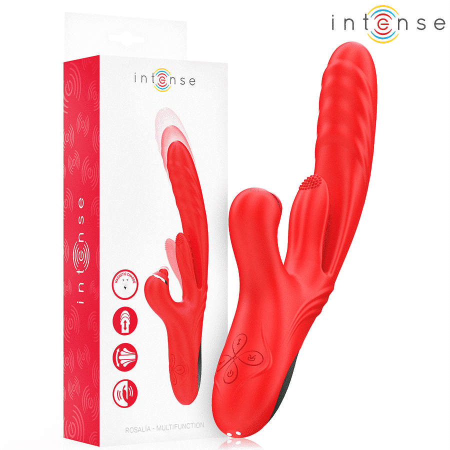 Intense Rosalia Red 3-in-1 Vibrating Massager