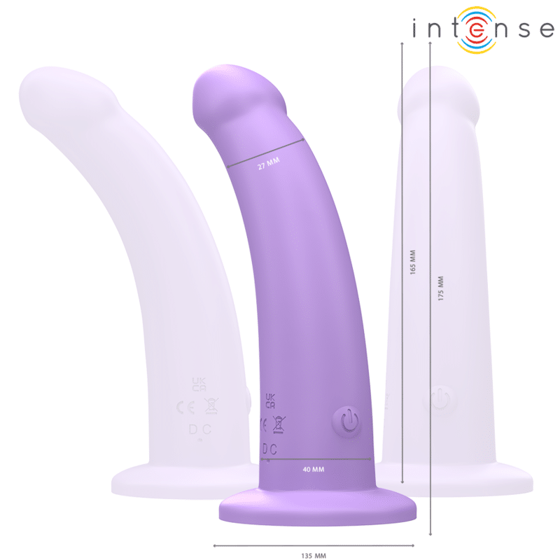 Intense - Eddie Vibrator 17.5 CM 10 Vibrations Purple Remote Control Intense - Eddie Vibrator 17.5 CM 10 Vibrations Purple Remote Control