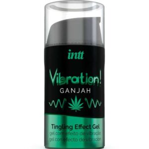 Intt - GEL VIBRATÓRIO COM CANNABIS PARA ESTIMULANTE ÍNTIMO 15ML