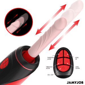 Jamyjob Automatic Masturbator Pyston Base with Remote