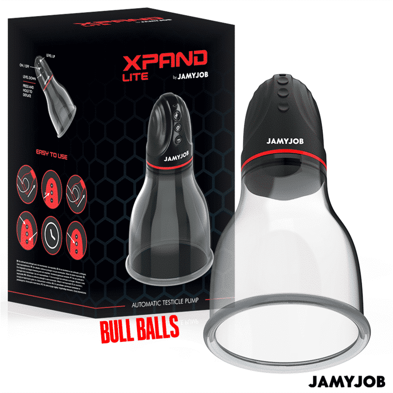 Jamyjob Testicle Pump XPAND LITE Grey with Adjustable Suction Jamyjob Testicle Pump XPAND LITE Grey with Adjustable Suction