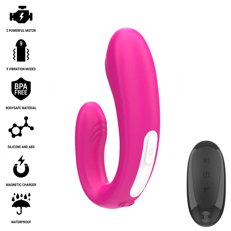 Intense Janet Remote Control U-Shaped Vibrator Intense Janet Remote Control U-Shaped Vibrator
