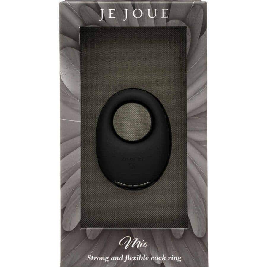 Je Joue Mio Black Vibrating Ring