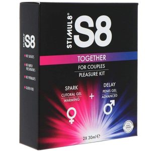 S8 TOGetHER COUPLE KIT BY Stimul8 - 2 X 30 ML FOR SHARED Fun