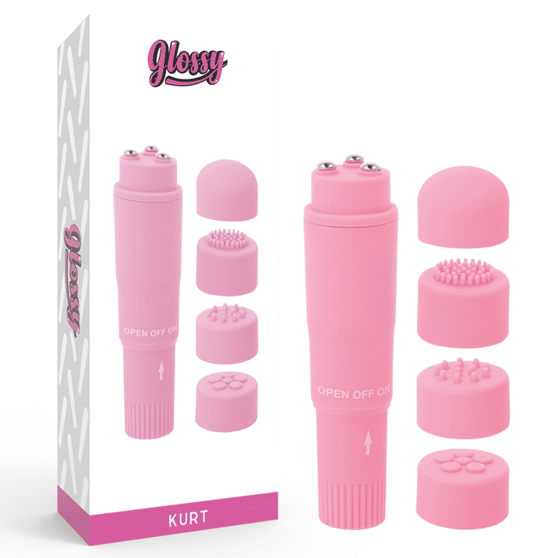 Pocket KURT Massager with Interchangeable Heads