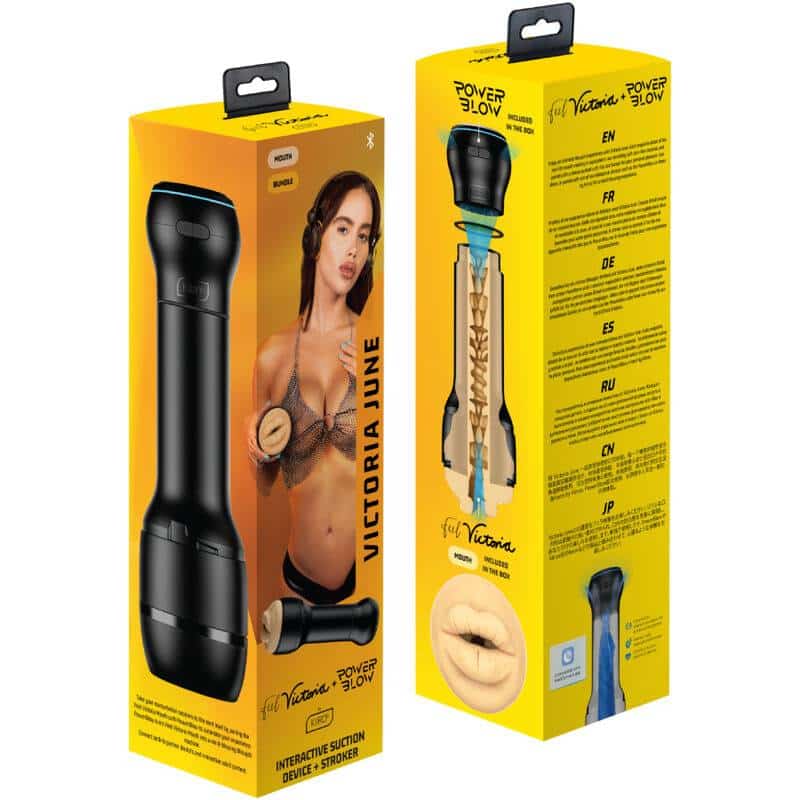 Kiiroo - Conjunto PowerBlow & FeelVictoria June Masturbador Oral