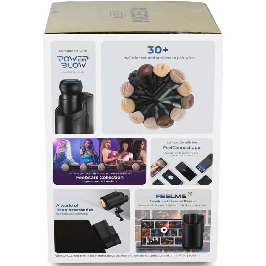 Kiiroo - AUTomATIC KEON WIFI MASTURBATOR FOR INTERActIVE PLEASURE Kiiroo - AUTomATIC KEON WIFI MASTURBATOR FOR INTERActIVE PLEASURE