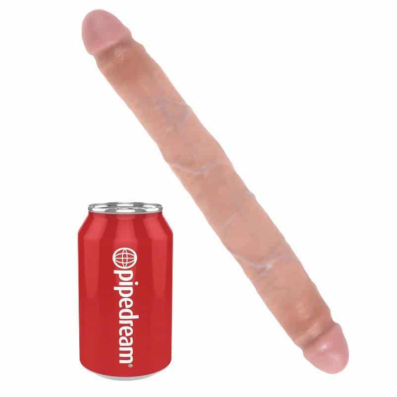 King Cock - 30 CM SLIM DOUBLE DILDO FOR Intense PLEASURE King Cock - 30 CM SLIM DOUBLE DILDO FOR Intense PLEASURE