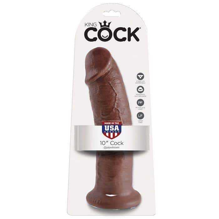 King Cock - 25.4 CM BROWN DILDO FOR ULTIMATE SENSATION King Cock - 25.4 CM BROWN DILDO FOR ULTIMATE SENSATION