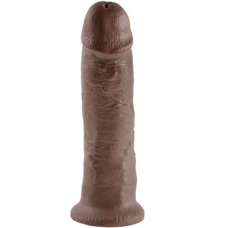 King Cock - 25.4 CM BROWN DILDO FOR ULTIMATE SENSATION