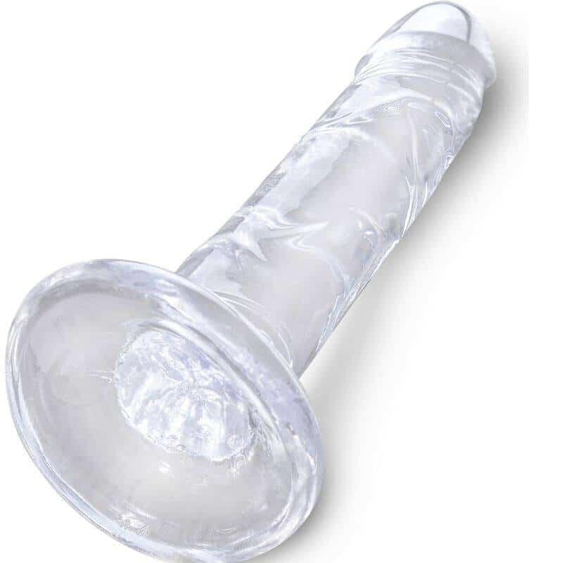 King Cock Transparent Realistic Dildo 15.5cm King Cock Transparent Realistic Dildo 15.5cm