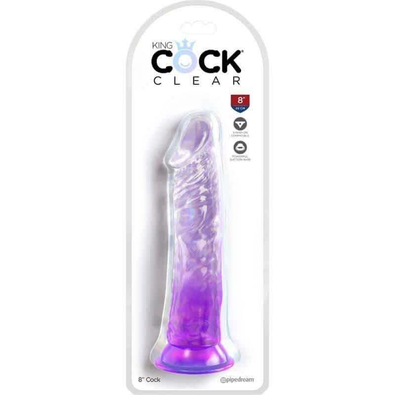 King Cock Purple Realistic Dildo 19.7cm King Cock Purple Realistic Dildo 19.7cm