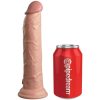 King Cock - REMOTE ControlLED RealISTIC DILDO VIBRATOR IN SILICONE 23 CM