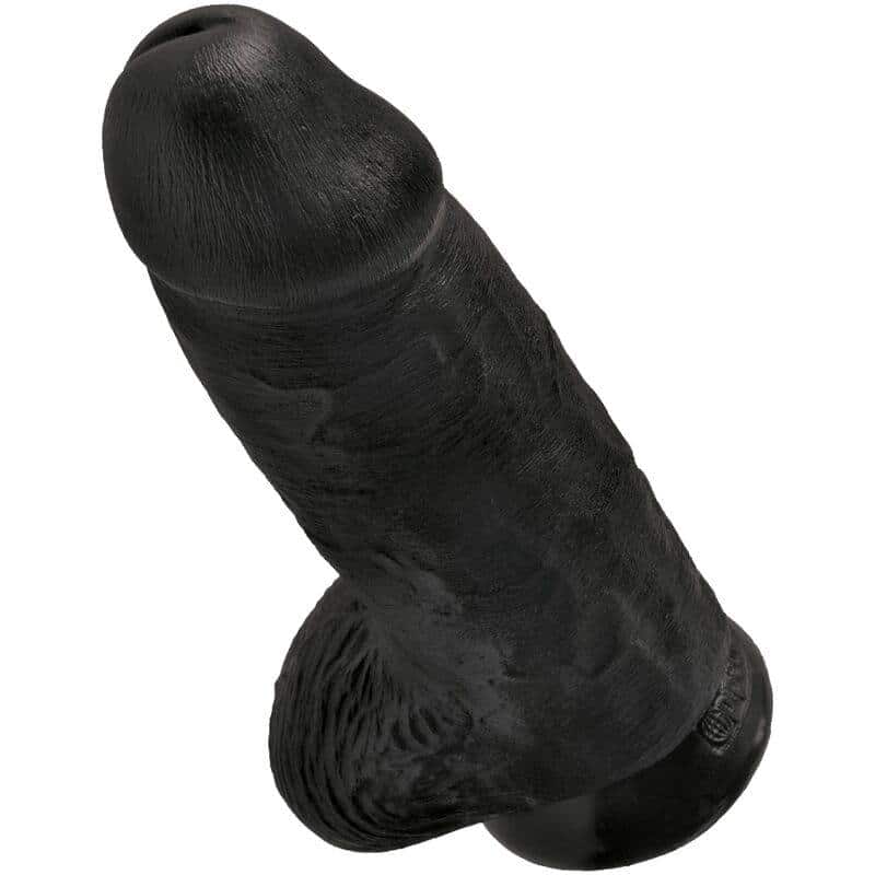 King Cock - Black Chubby Penis Dildo 23cm King Cock - Black Chubby Penis Dildo 23cm