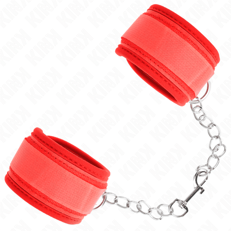 Kink - RED NEOPRENE WRIST BINDINGS 42 X 5 CM Kink - RED NEOPRENE WRIST BINDINGS 42 X 5 CM