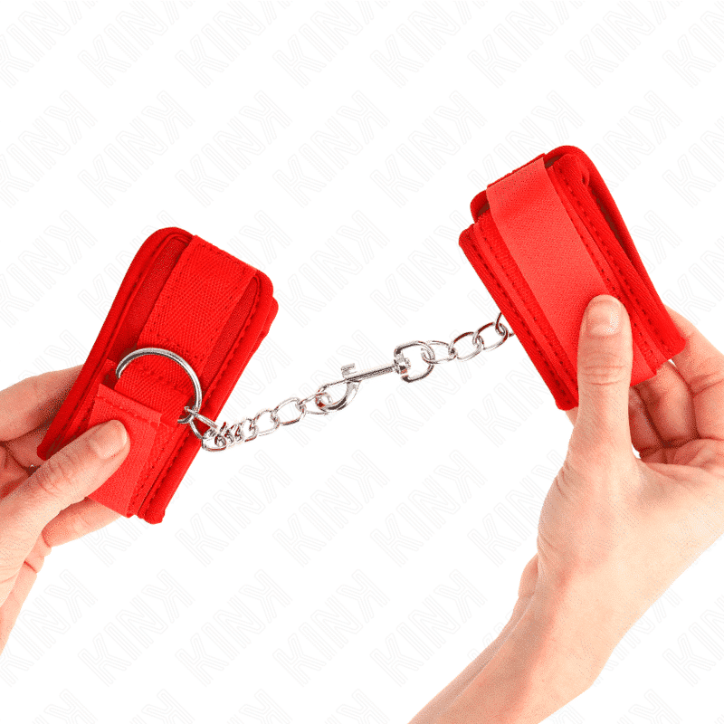 Kink - RED NEOPRENE WRIST BINDINGS 42 X 5 CM Kink - RED NEOPRENE WRIST BINDINGS 42 X 5 CM