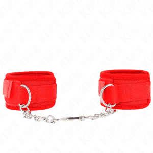 Kink - RED NEOPRENE WRIST BINDINGS 42 X 5 CM