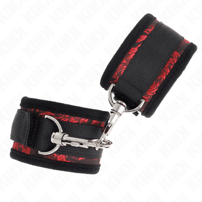 Kink - Red and Black Wrist Restraints for Enhanced Control Kink - Red and Black Wrist Restraints for Enhanced Control