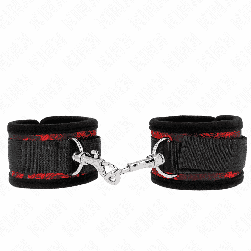 Kink - Red and Black Wrist Restraints for Enhanced Control