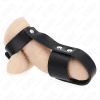 Kink Leather Penis Ring with Ball Separator