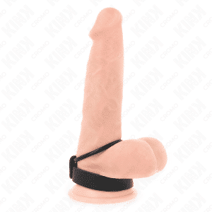 Kink Silicone Cock Ring 3.8cm with Ball Separator