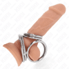 Kink Metal Penis Ring 3.8-5cm Triple Chrome