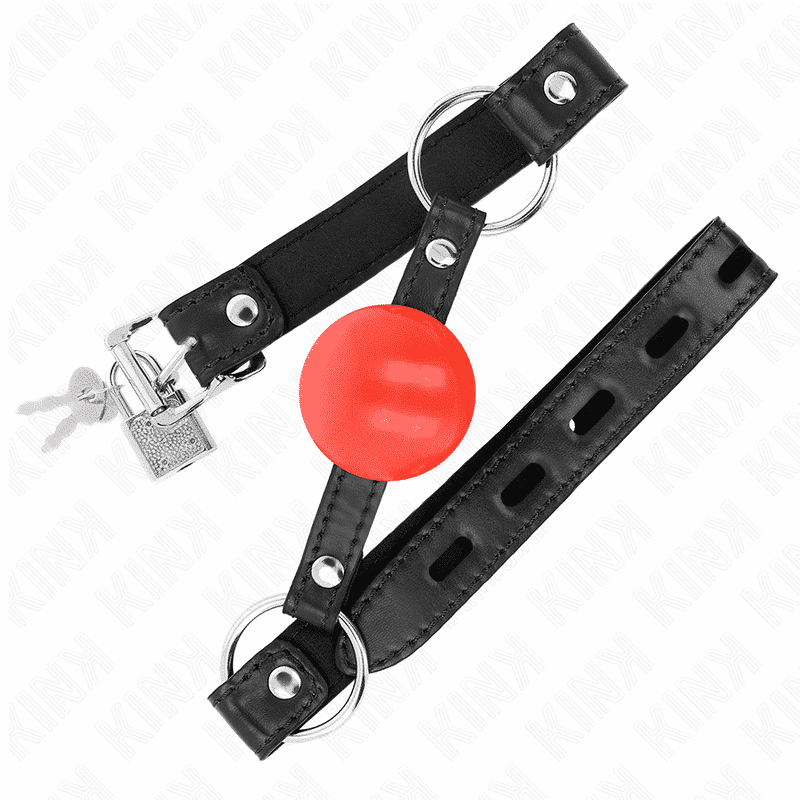 Kink Red TPE Ball Gag 4cm Kink Red TPE Ball Gag 4cm