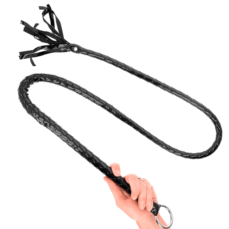 Kink - Shiny Long Handle Whip 138cm Kink - Shiny Long Handle Whip 138cm