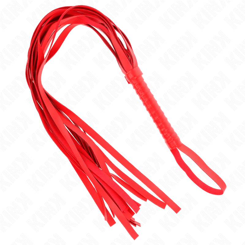 Kink - Chicote Vermelho 70cm Cabo Curto Kink - Chicote Vermelho 70cm Cabo Curto
