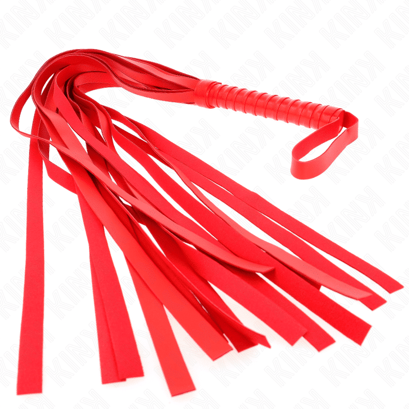 Kink - Chicote Vermelho 70cm Cabo Curto Kink - Chicote Vermelho 70cm Cabo Curto