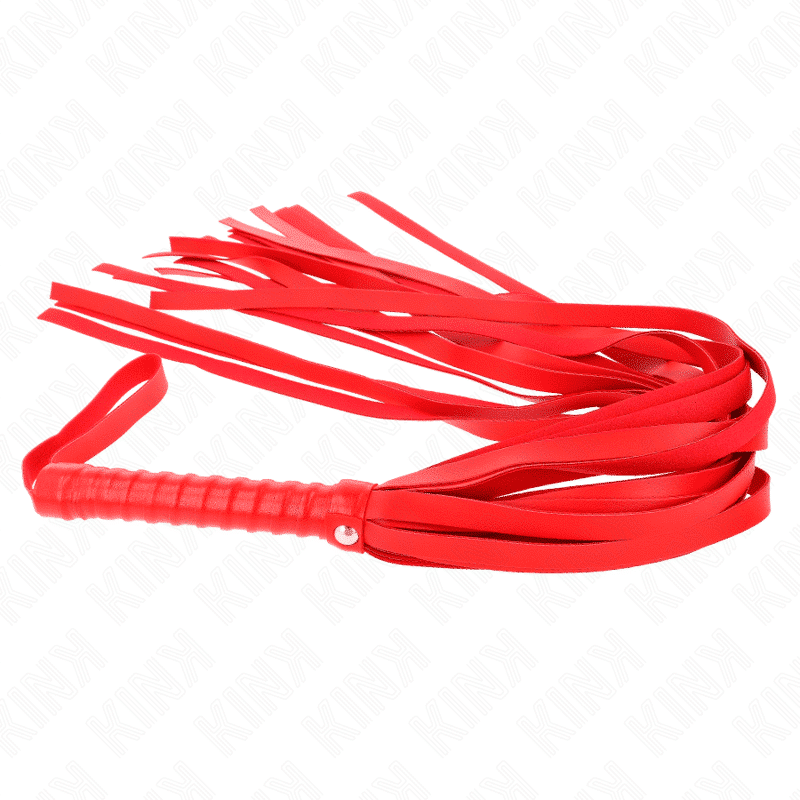 Kink - Chicote Vermelho 70cm Cabo Curto Kink - Chicote Vermelho 70cm Cabo Curto