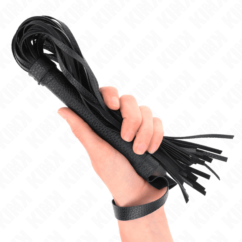 Kink Dark Blue Whip with Beads Kink Dark Blue Whip with Beads