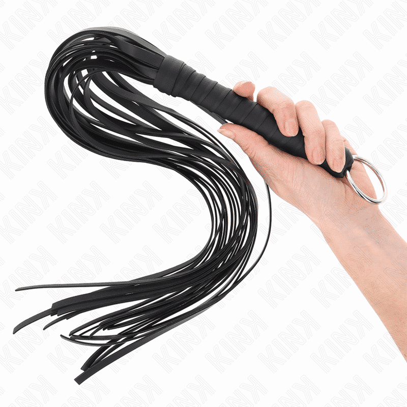 Kink Chicote de Couro 65cm com Anel Kink Chicote de Couro 65cm com Anel