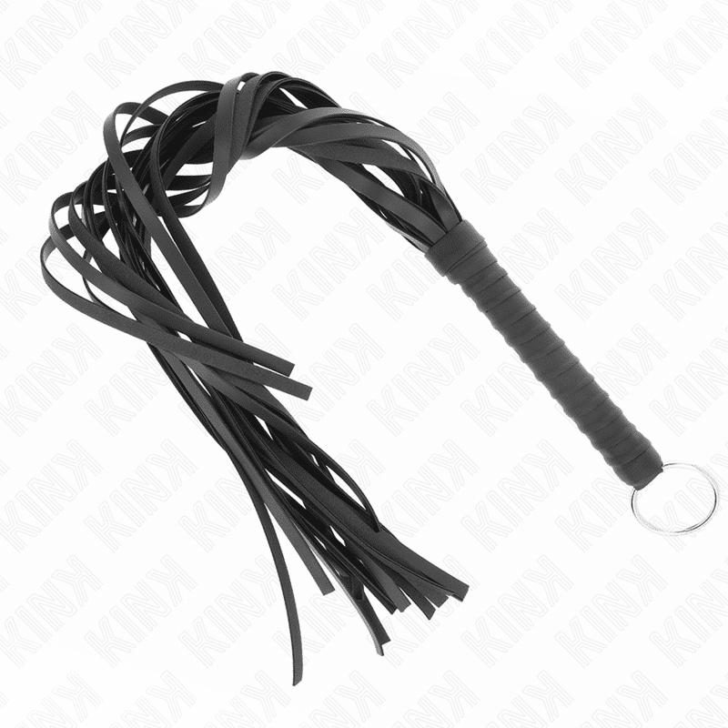 Kink Chicote de Couro 65cm com Anel