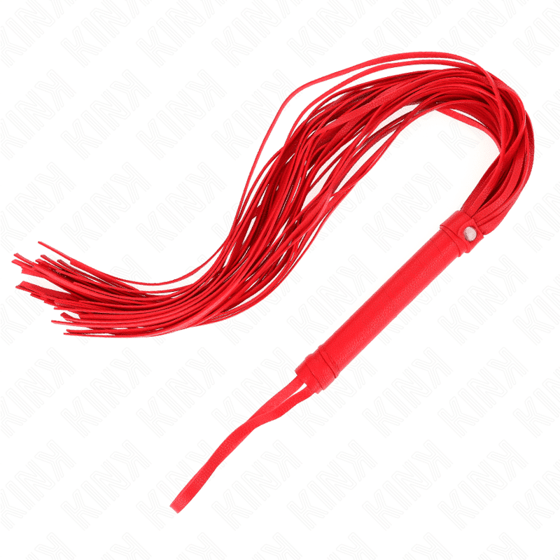Kink Soft Red Whip 70cm PVC Flogger Kink Soft Red Whip 70cm PVC Flogger