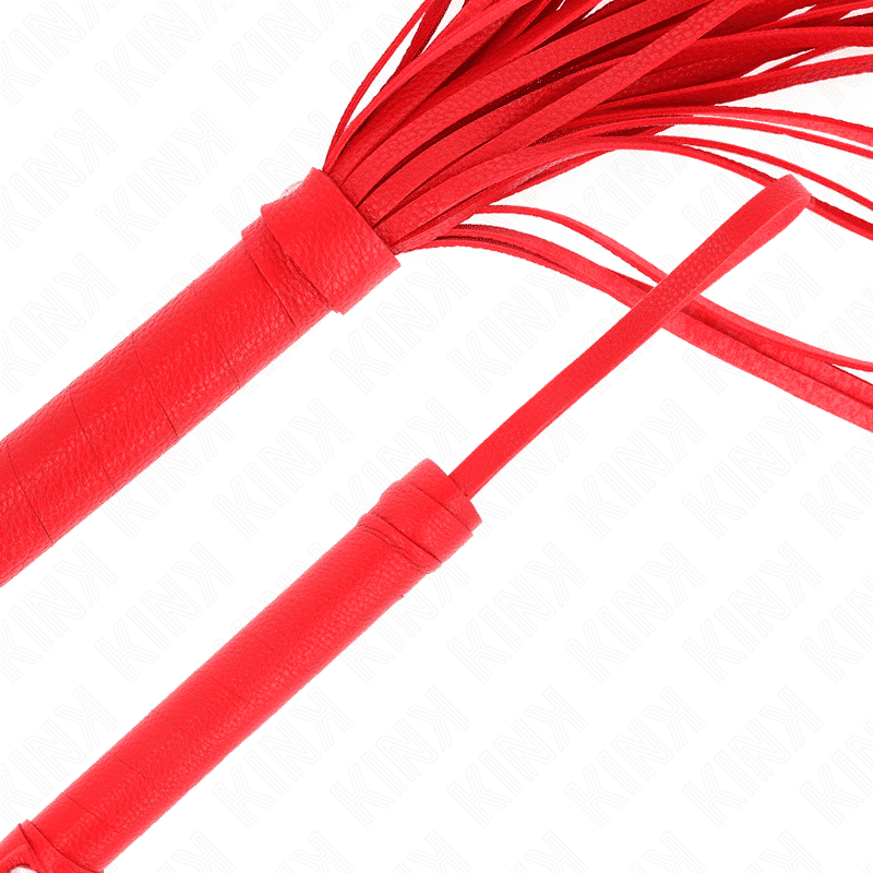 Kink Soft Red Whip 70cm PVC Flogger Kink Soft Red Whip 70cm PVC Flogger