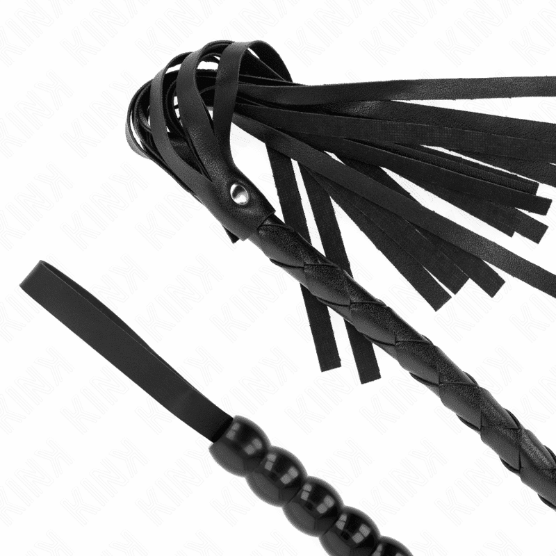 Kink Snake Whip with Beaded Tail 80cm Kink Snake Whip with Beaded Tail 80cm