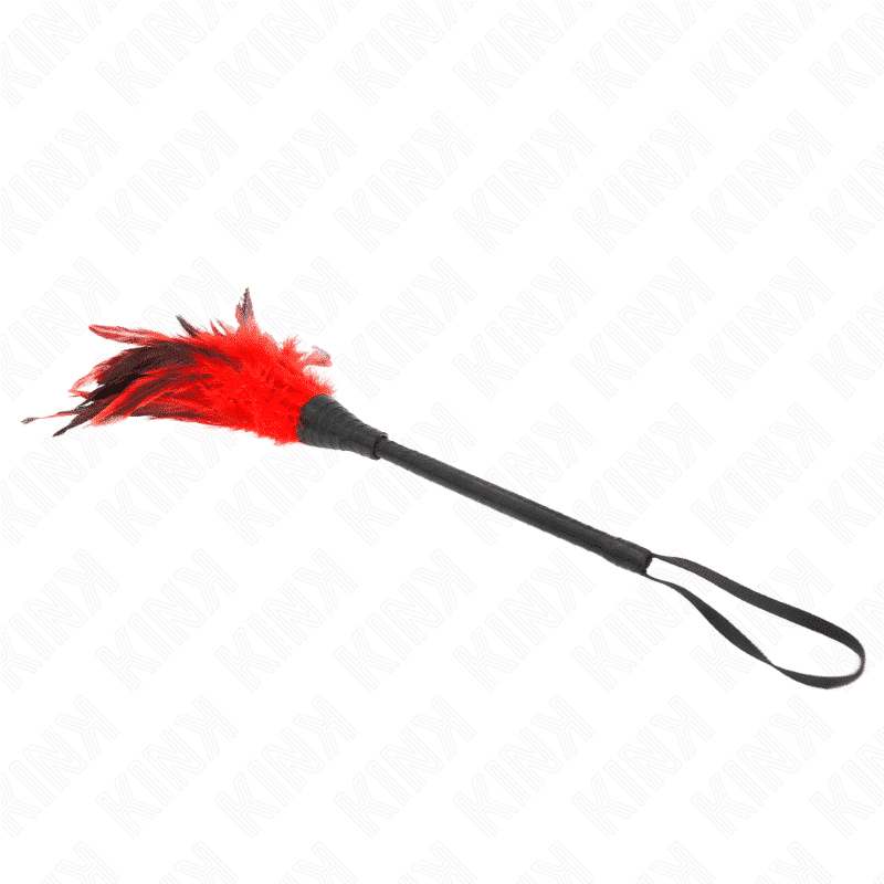 Kink - Chifre Vermelho 36cm de Penas de Frango Kink - Chifre Vermelho 36cm de Penas de Frango