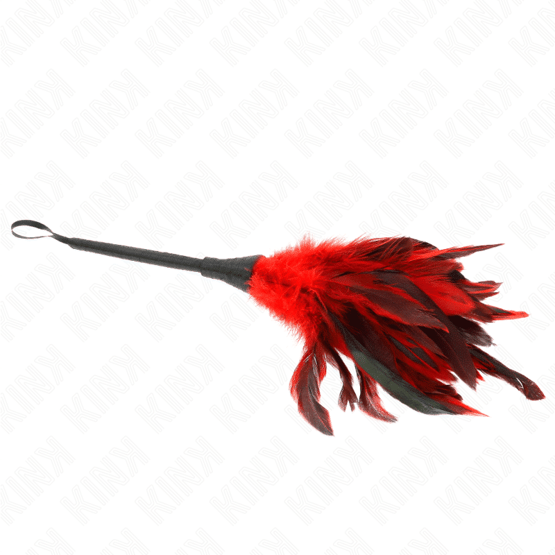 Kink - Chifre Vermelho 36cm de Penas de Frango Kink - Chifre Vermelho 36cm de Penas de Frango