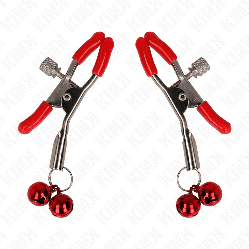 Kink Red Double Nipple Clamp 6cm Kink Red Double Nipple Clamp 6cm