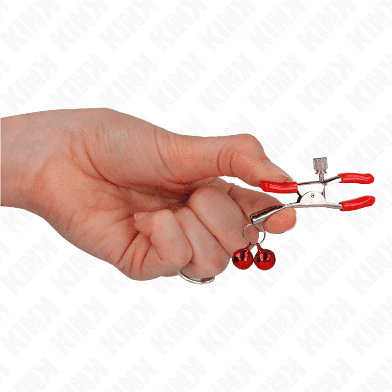 Kink Red Double Nipple Clamp 6cm Kink Red Double Nipple Clamp 6cm