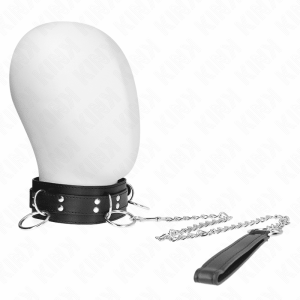Kink 3 Ring Choker Necklace with Adjustable Strap