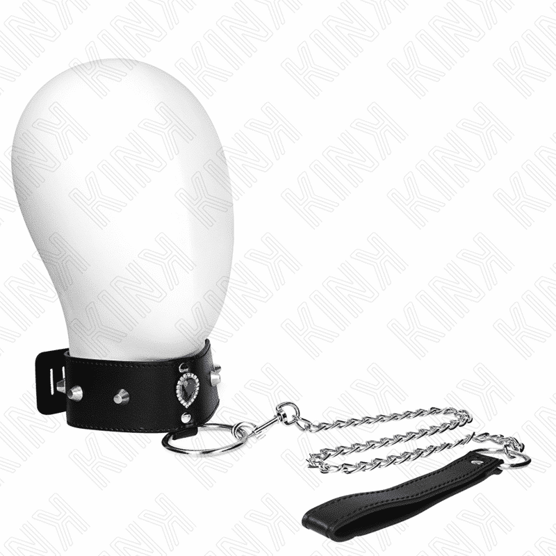 Kink Colar de Couro Ajustável 65cm Kink Colar de Couro Ajustável 65cm