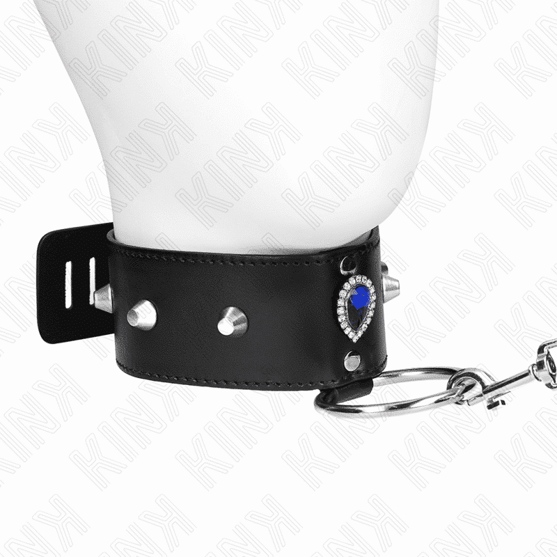 Kink Colar de Couro Ajustável 65cm Kink Colar de Couro Ajustável 65cm